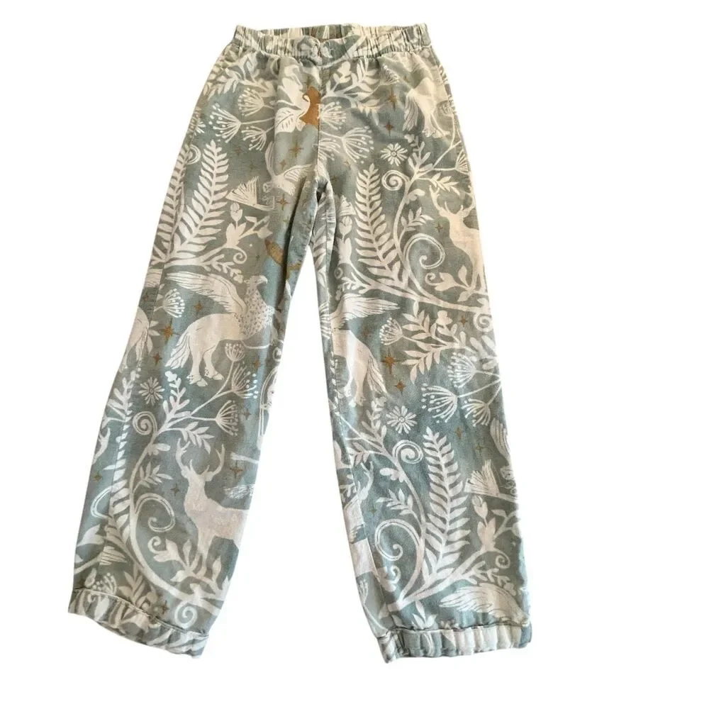 Pottery Barn Teen Harry Potter Damask Organic PJ Set